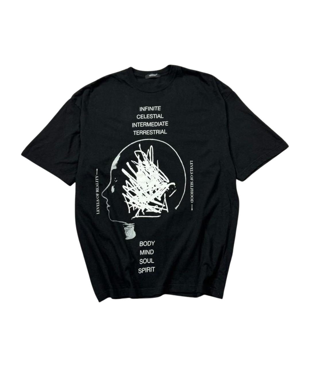 UNDERCOVER Черная хлопковая футболка, фото 1