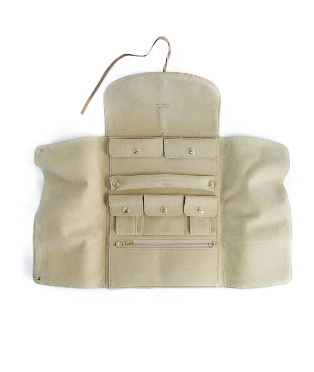 LOUIS VUITTON Коричневая косметичка, фото 4