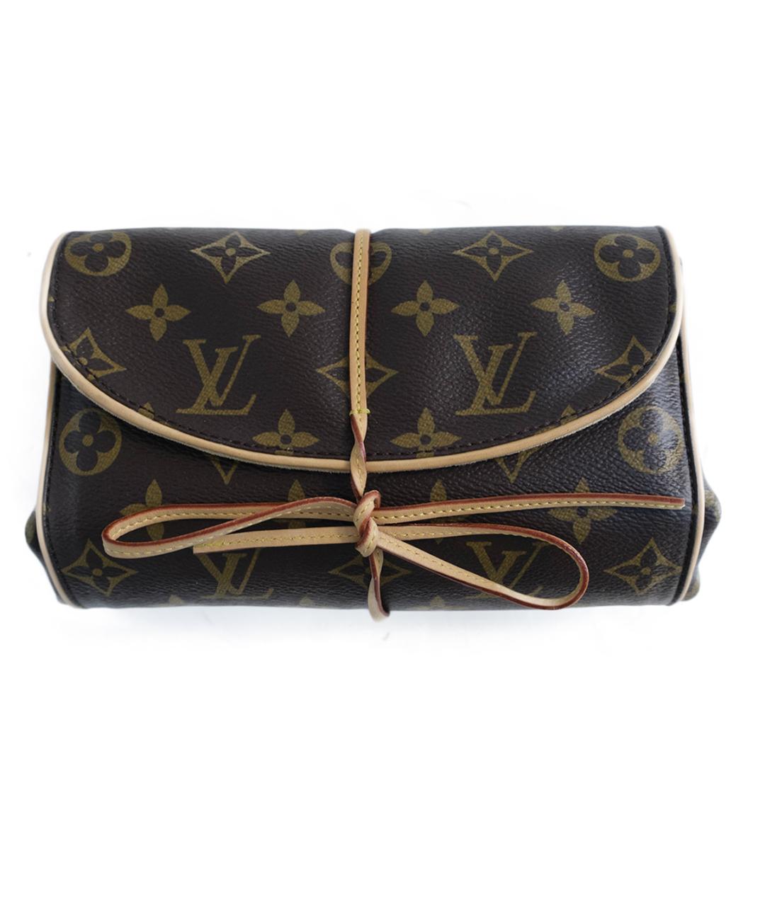 LOUIS VUITTON Коричневая косметичка, фото 1