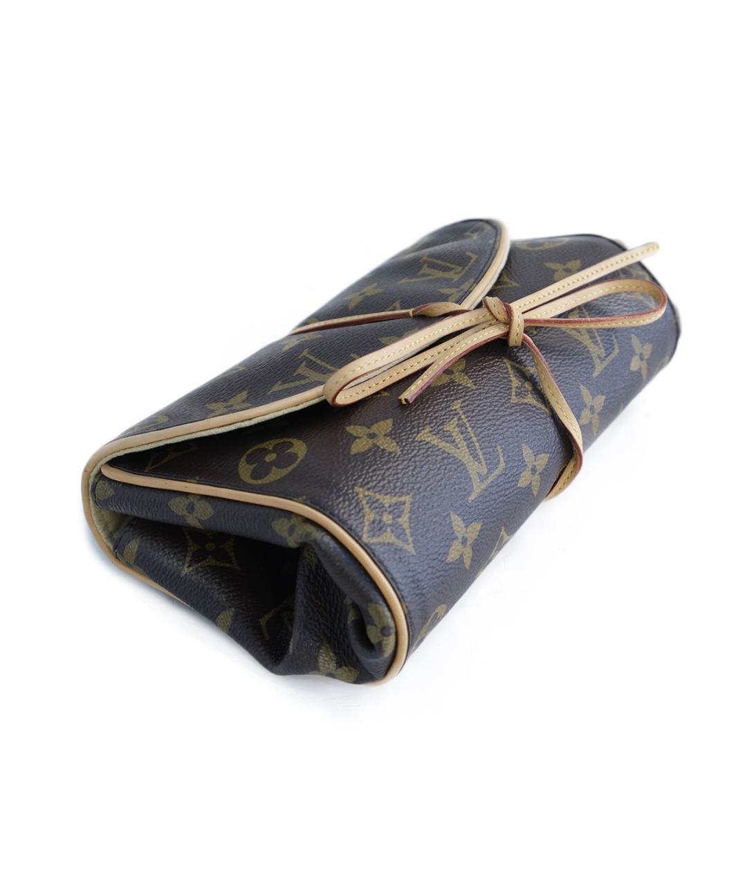 LOUIS VUITTON Коричневая косметичка, фото 2