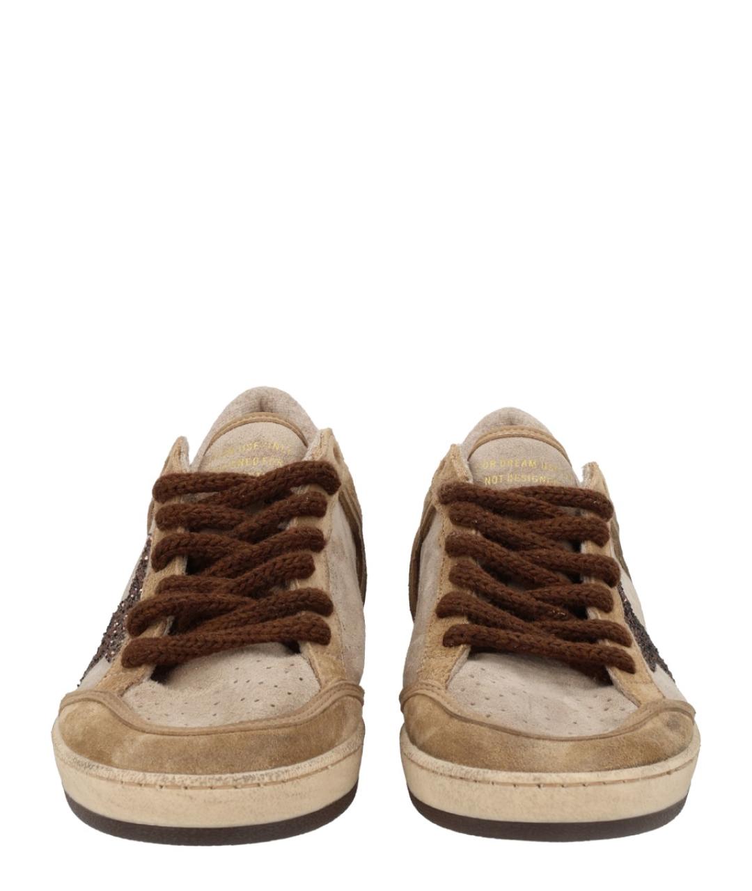 GOLDEN GOOSE DELUXE BRAND Коричневые замшевые кеды, фото 3