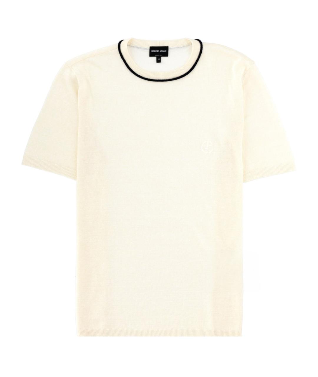 GIORGIO ARMANI Белая футболка, фото 1