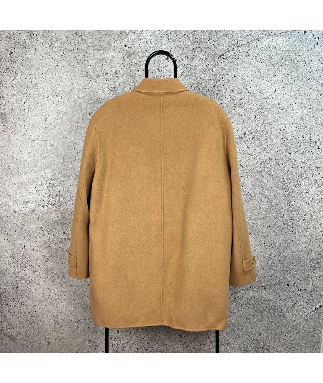 SAINT LAURENT Бежевое пальто, фото 3