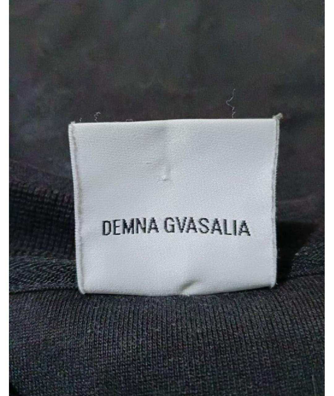 VETEMENTS Черная хлопковая футболка, фото 6