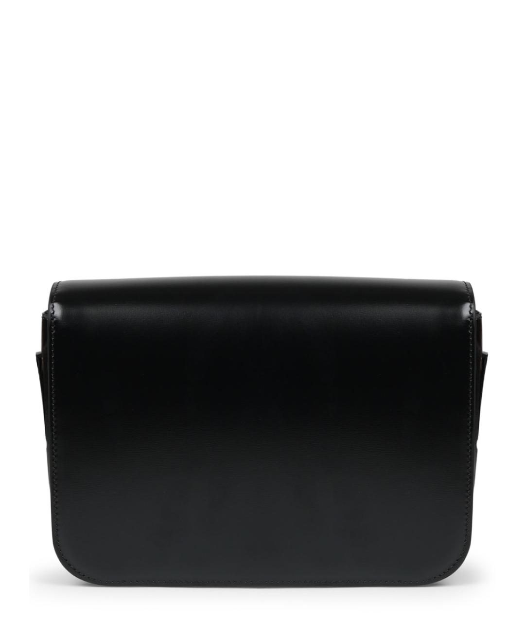 CELINE Черная кожаная сумка через плечо, фото 3