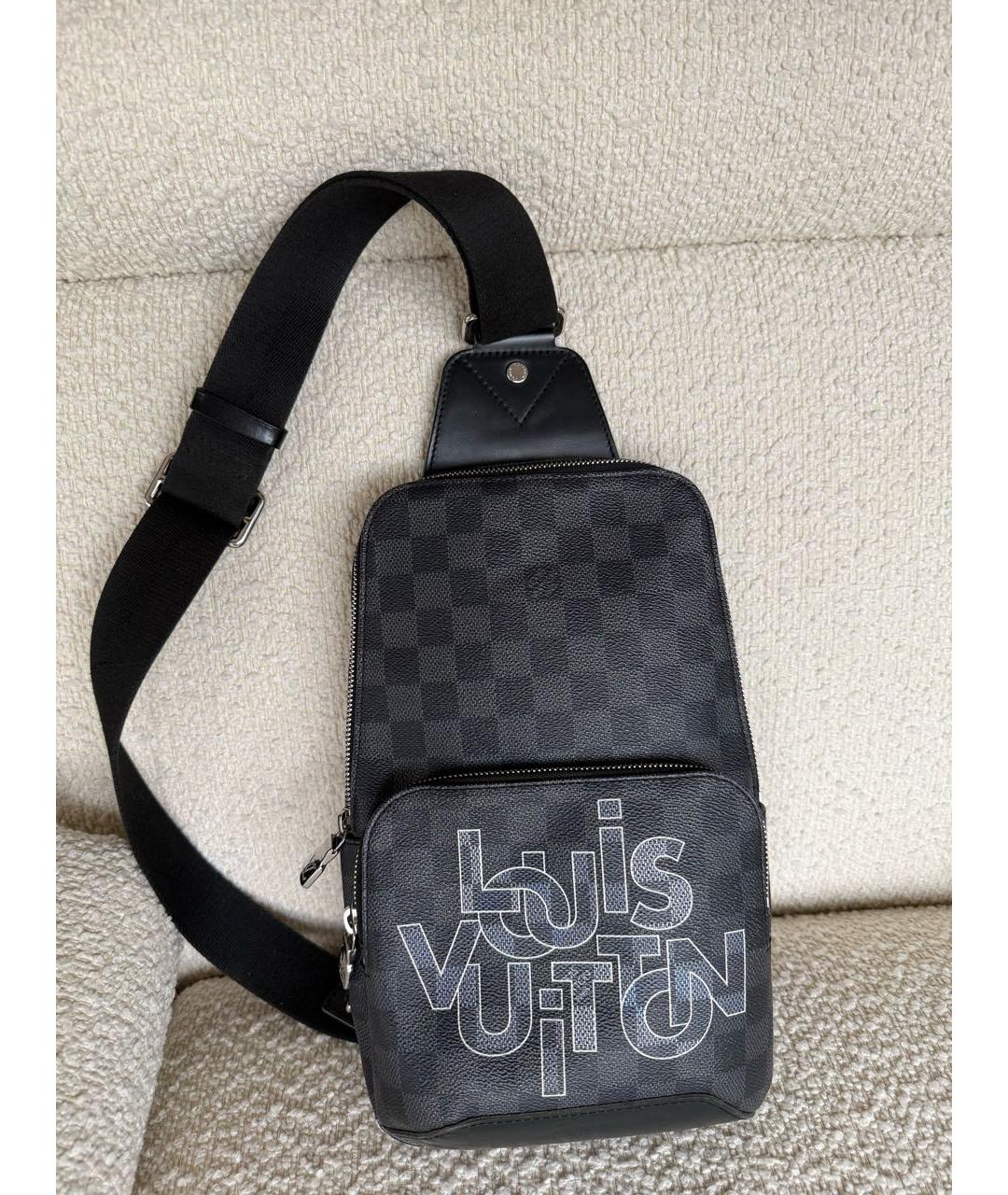 LOUIS VUITTON Серая сумка на плечо, фото 5