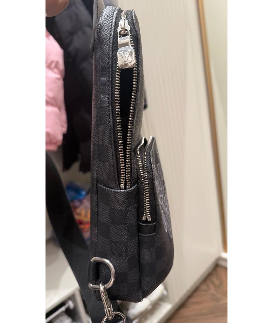 LOUIS VUITTON Серая сумка на плечо, фото 4