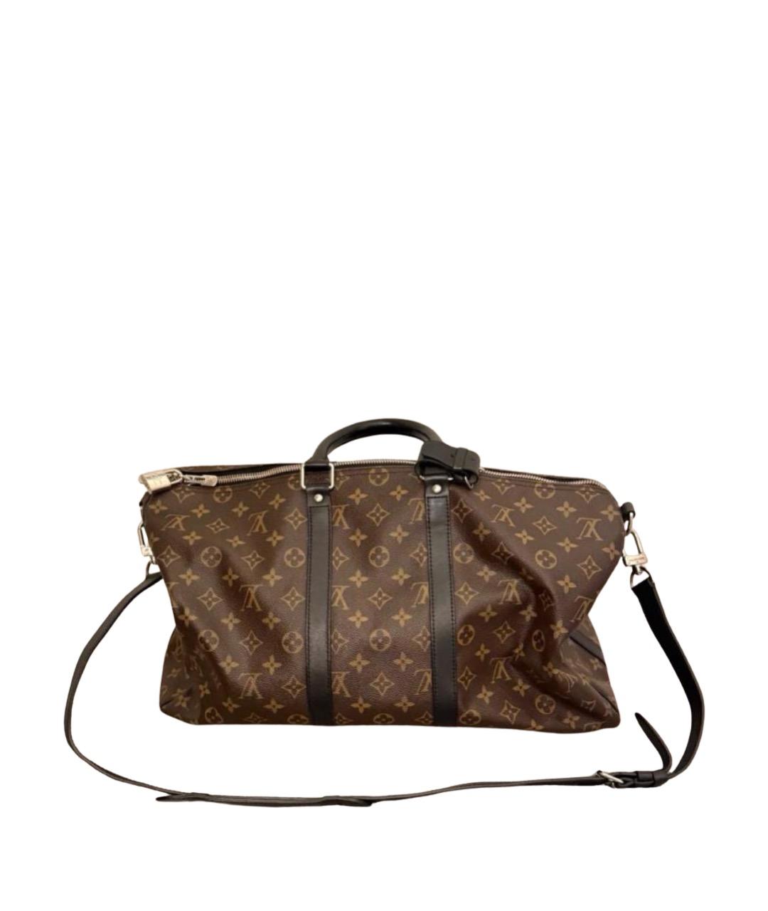 LOUIS VUITTON Коричневая дорожная/спортивная сумка, фото 1