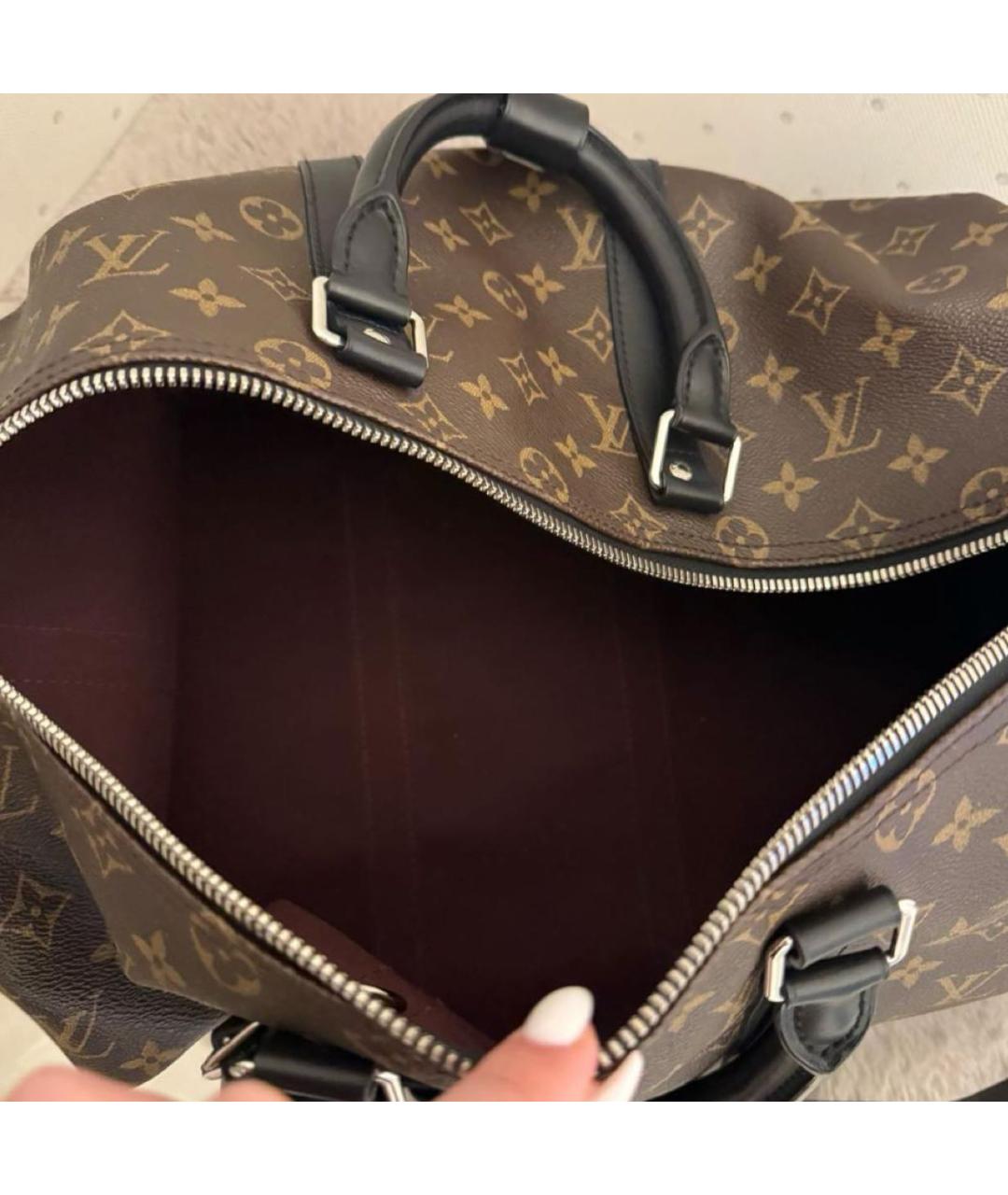 LOUIS VUITTON Коричневая дорожная/спортивная сумка, фото 4