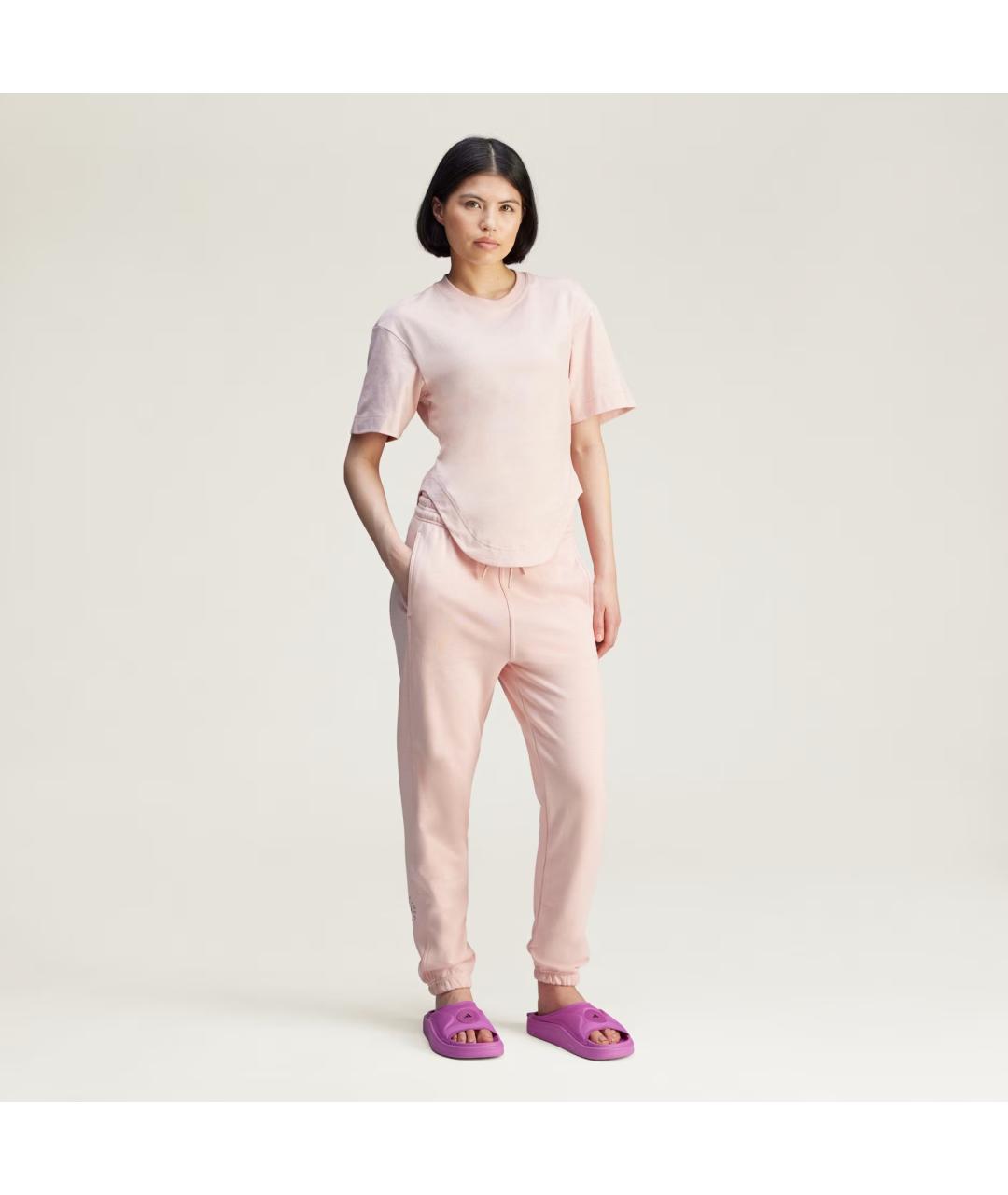 ADIDAS BY STELLA MCCARTNEY Розовые спортивные брюки и шорты, фото 4