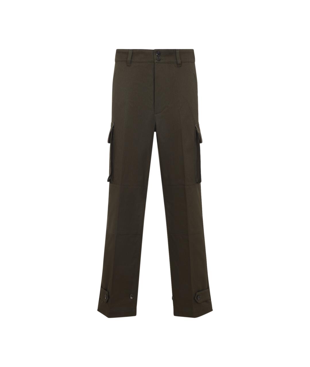 VALENTINO Зеленые повседневные брюки, фото 1