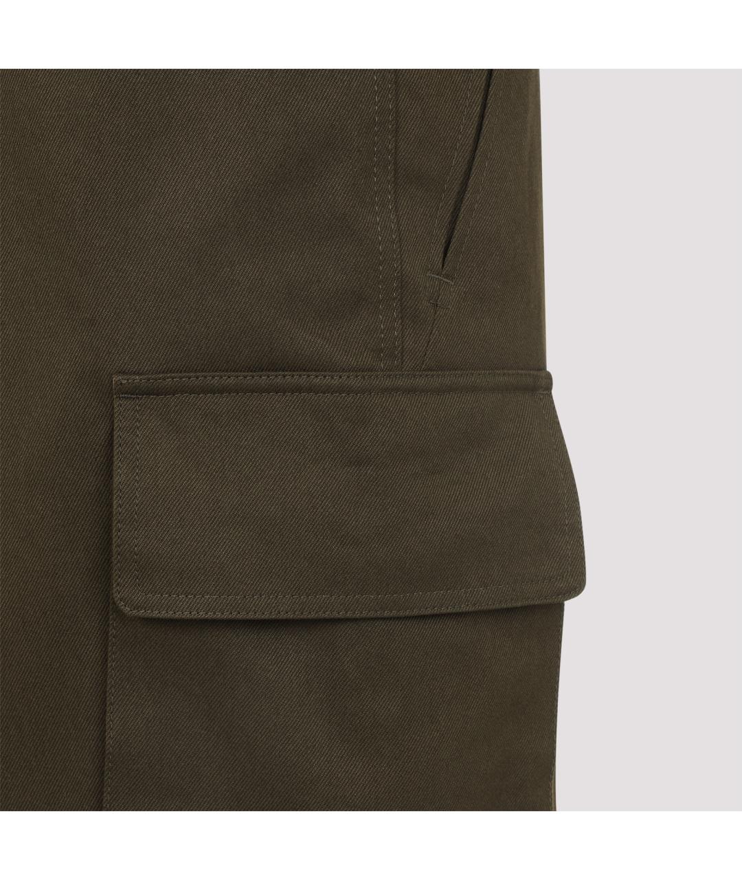VALENTINO Зеленые повседневные брюки, фото 4