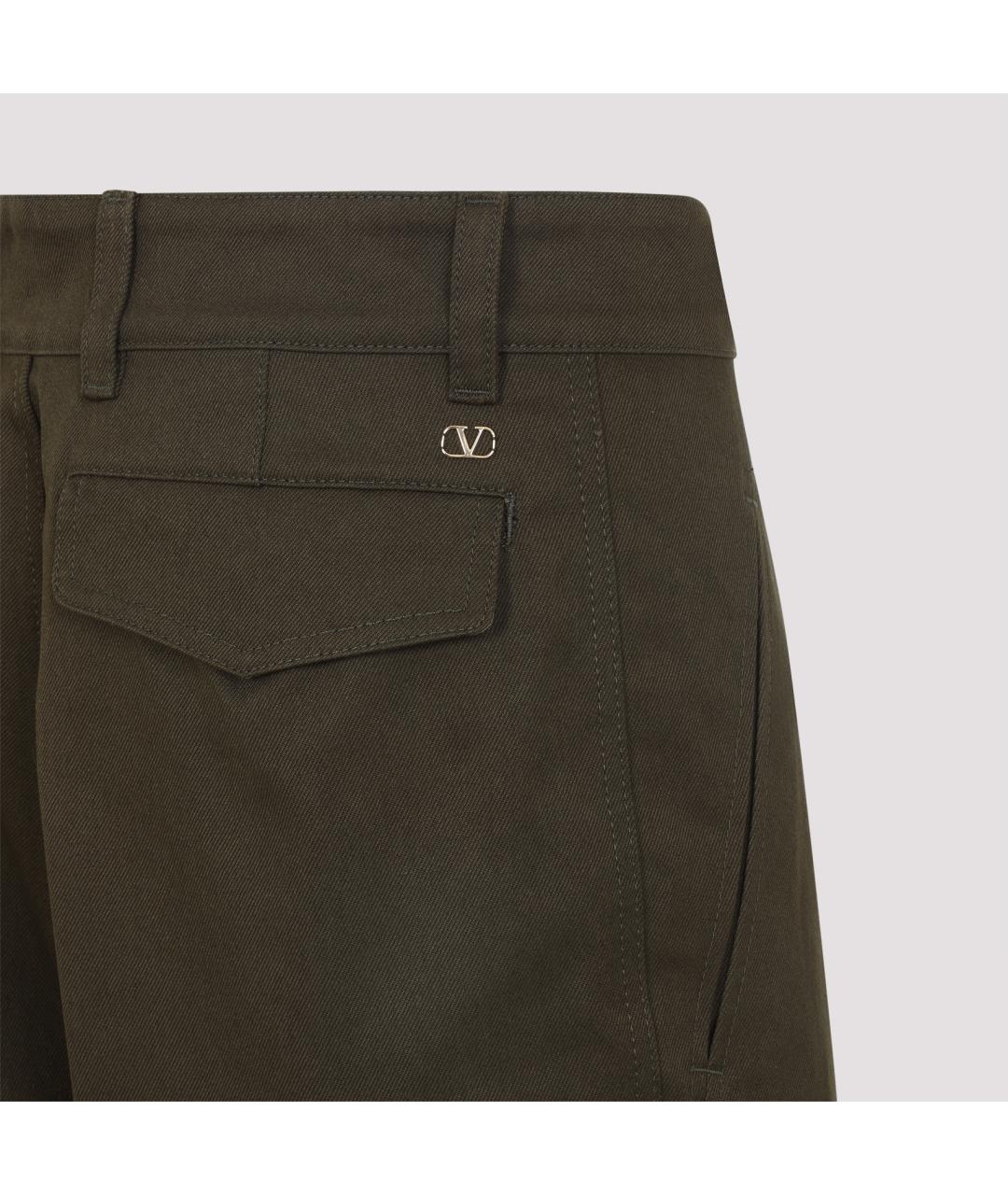 VALENTINO Зеленые повседневные брюки, фото 3