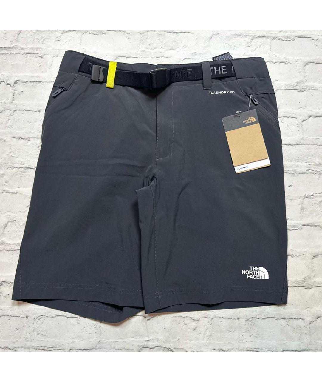 THE NORTH FACE Серые полиэстеровые шорты, фото 9