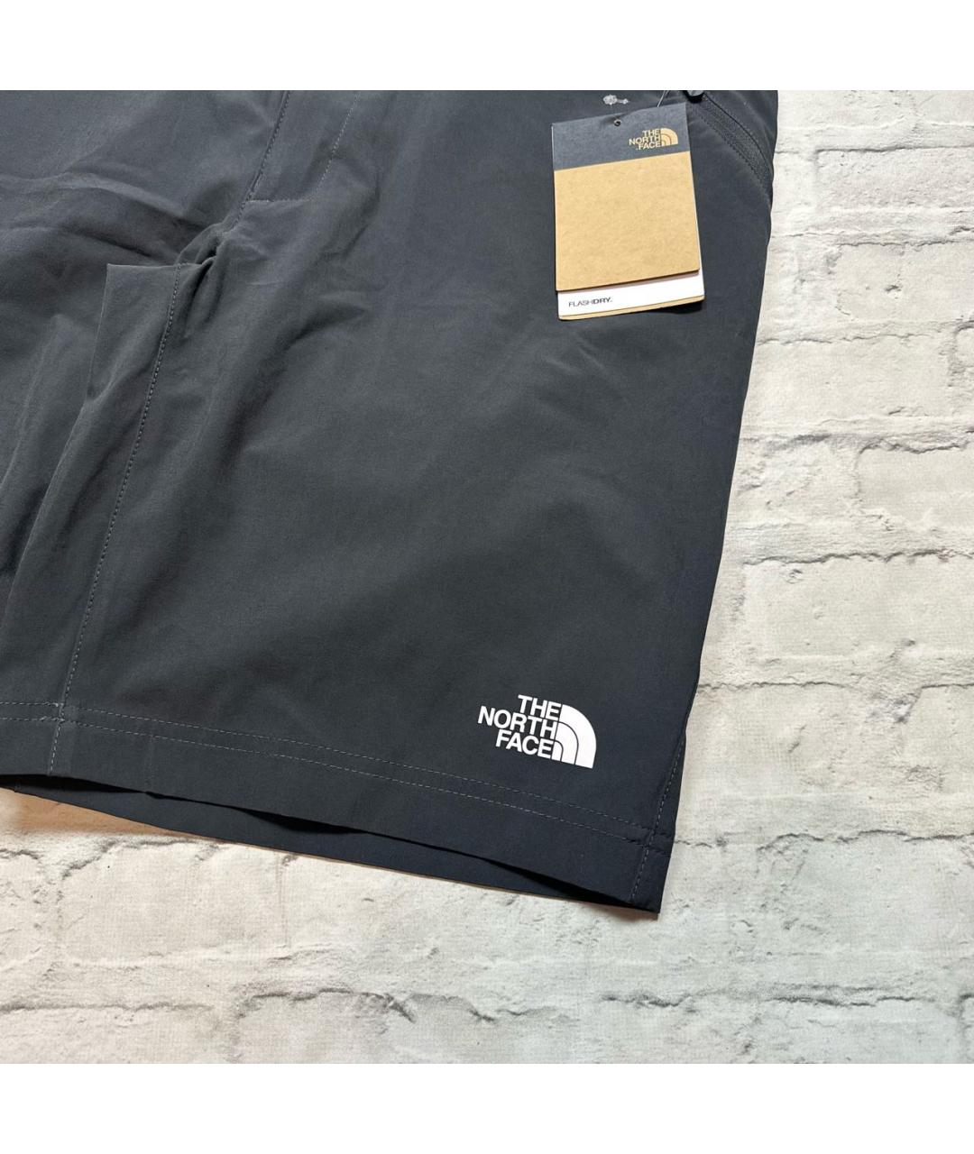 THE NORTH FACE Серые полиэстеровые шорты, фото 2