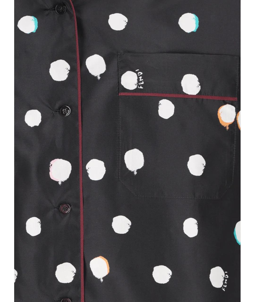 FENDI Мульти шелковая рубашка, фото 3