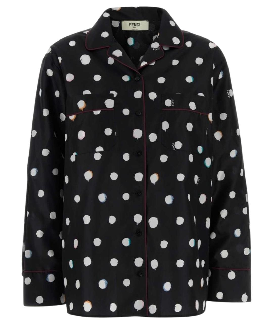 FENDI Мульти шелковая рубашка, фото 1
