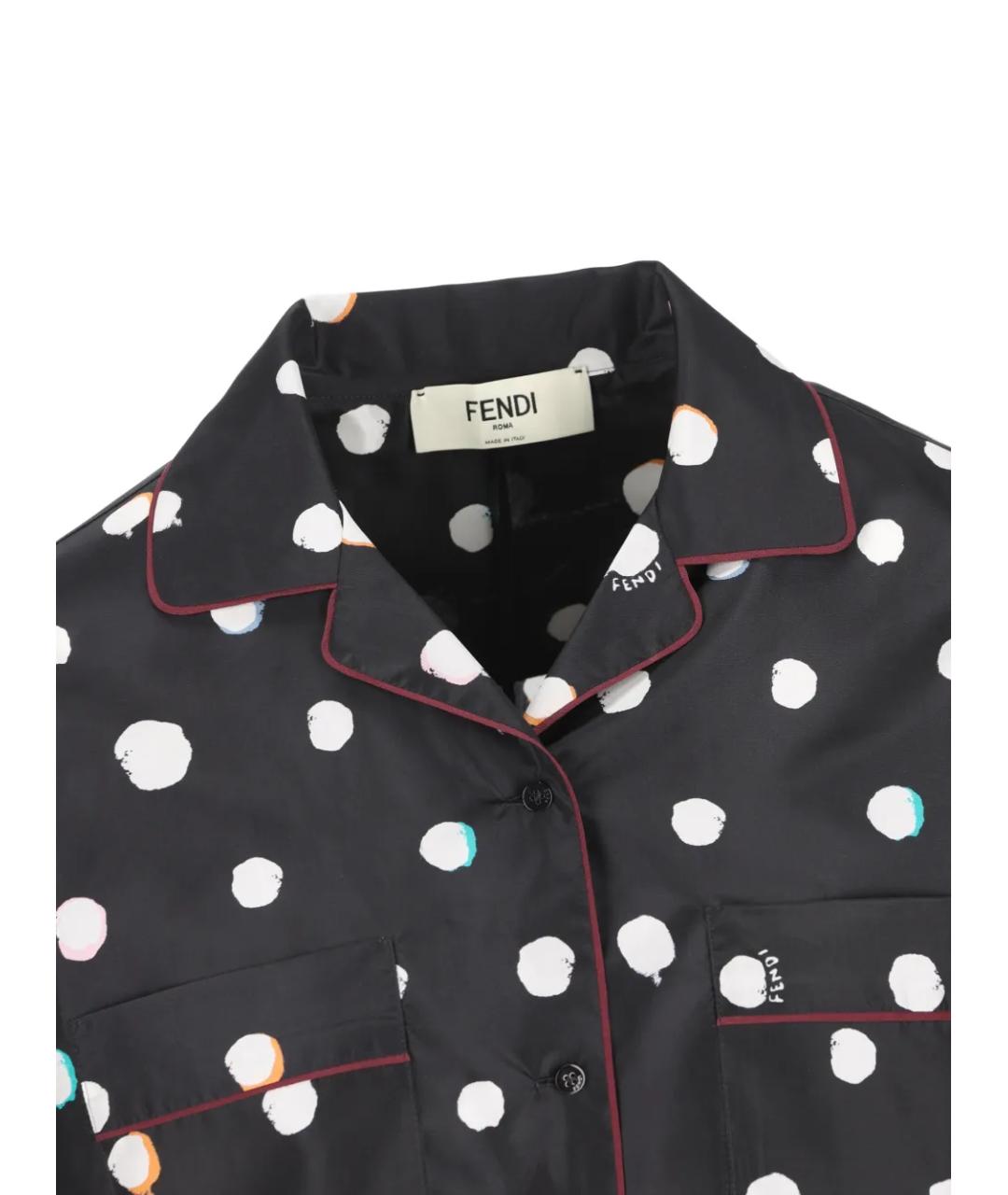 FENDI Мульти шелковая рубашка, фото 4