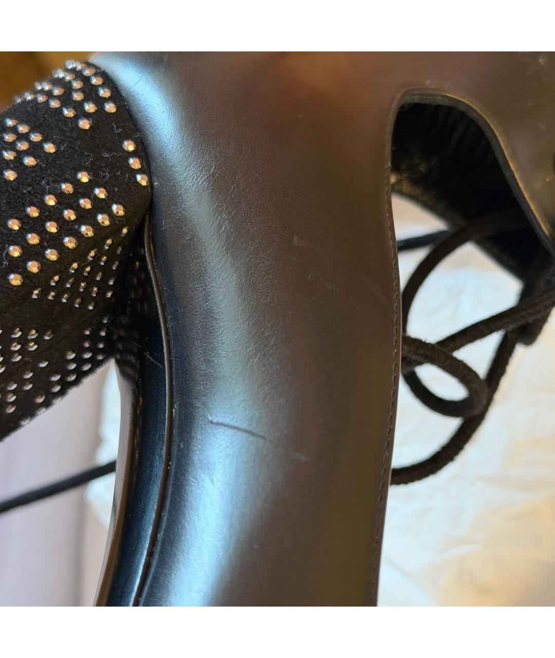 CHRISTIAN DIOR Черные кожаные туфли, фото 7