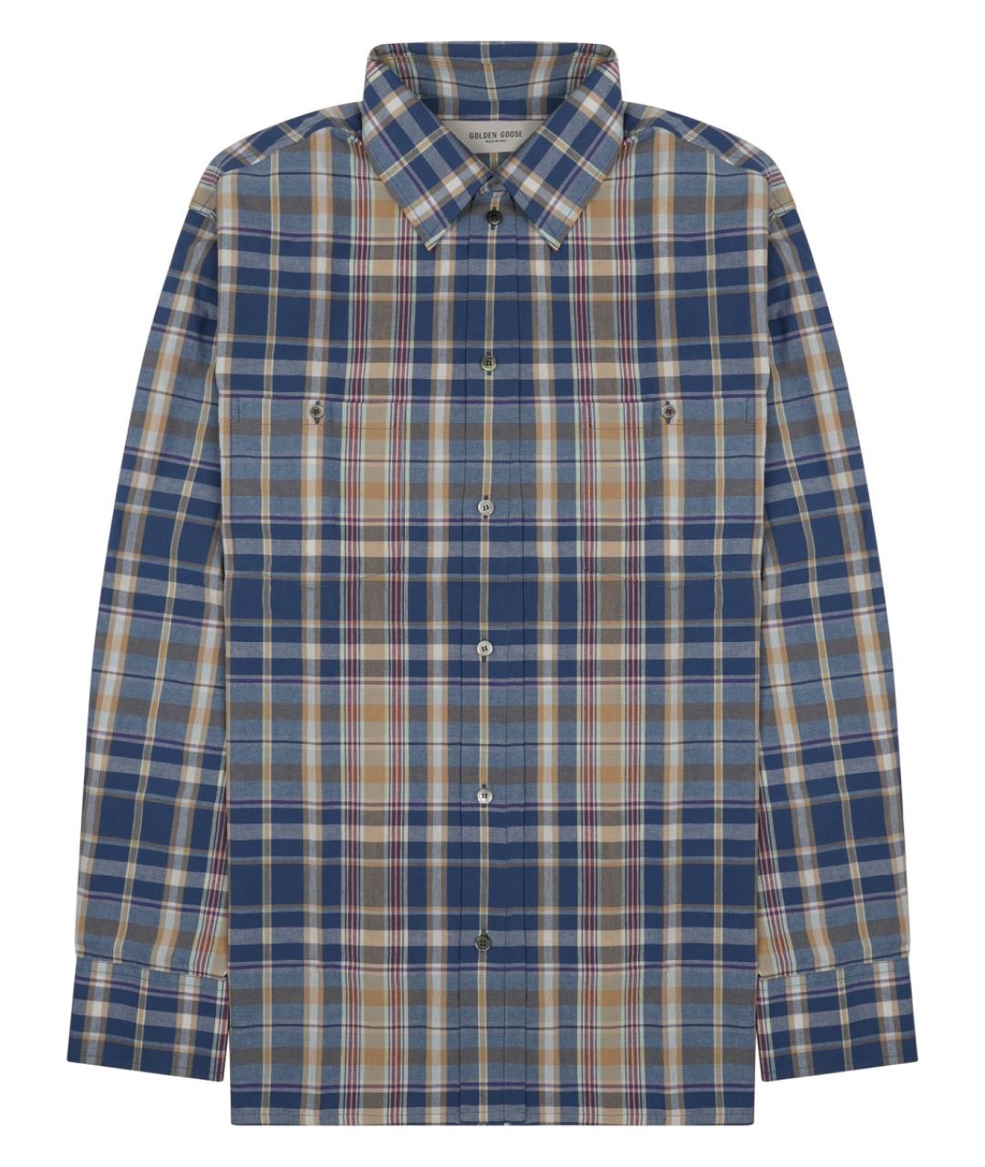 GOLDEN GOOSE DELUXE BRAND Мульти хлопковая кэжуал рубашка, фото 1