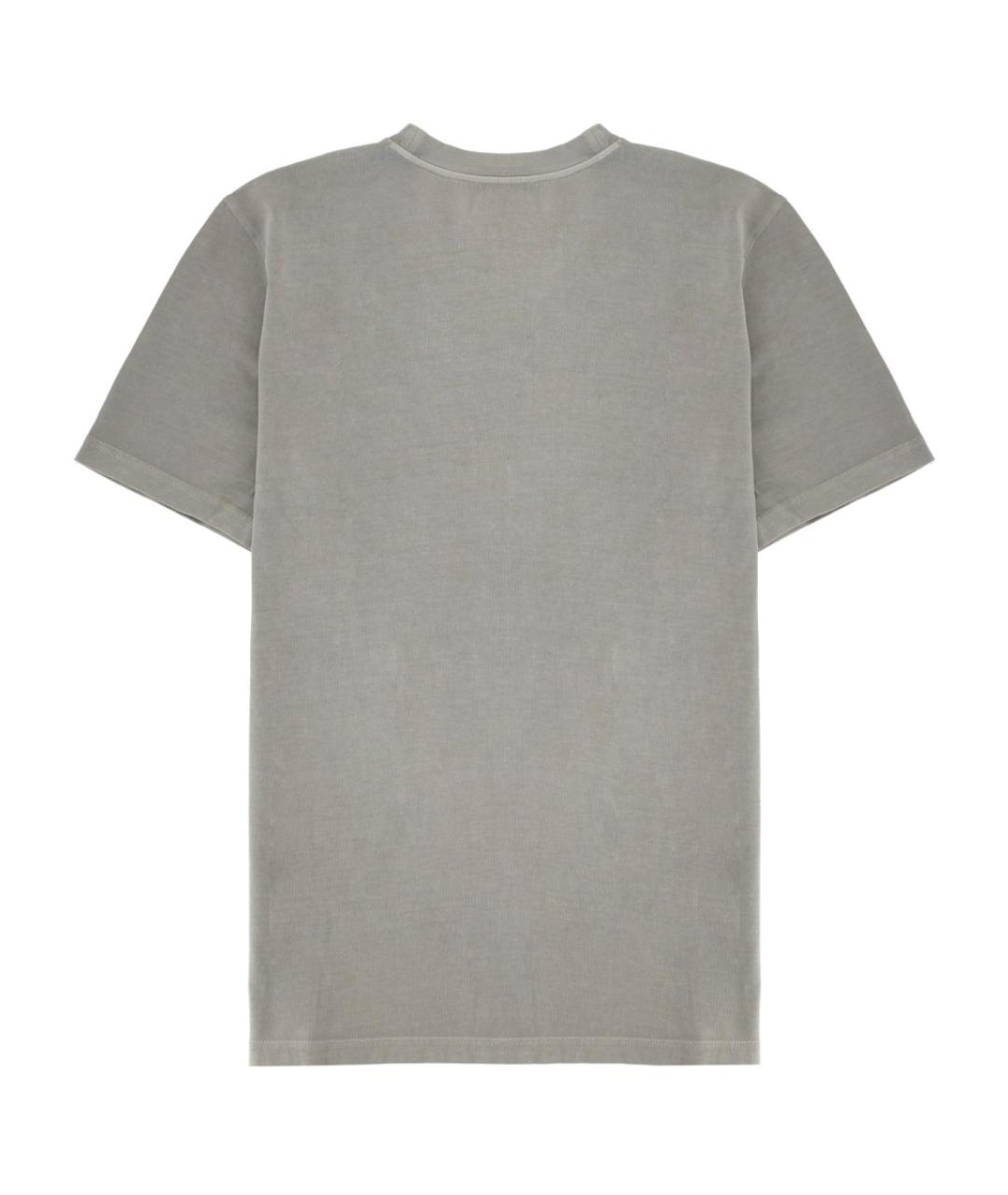A.P.C. Серая хлопковая футболка, фото 2