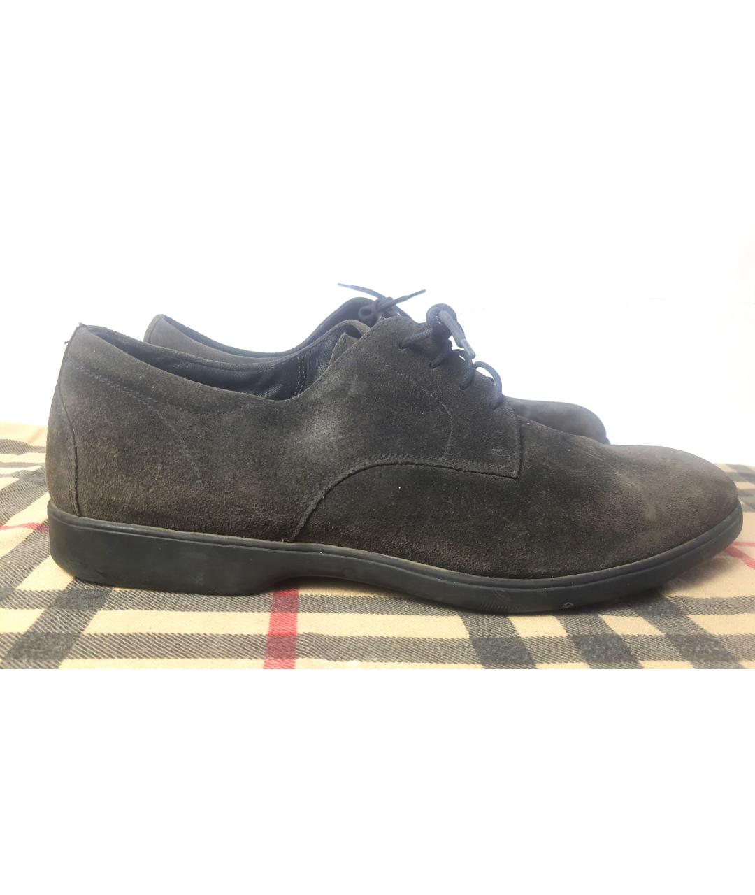 FRATELLI ROSSETTI Коричневые замшевые туфли, фото 9