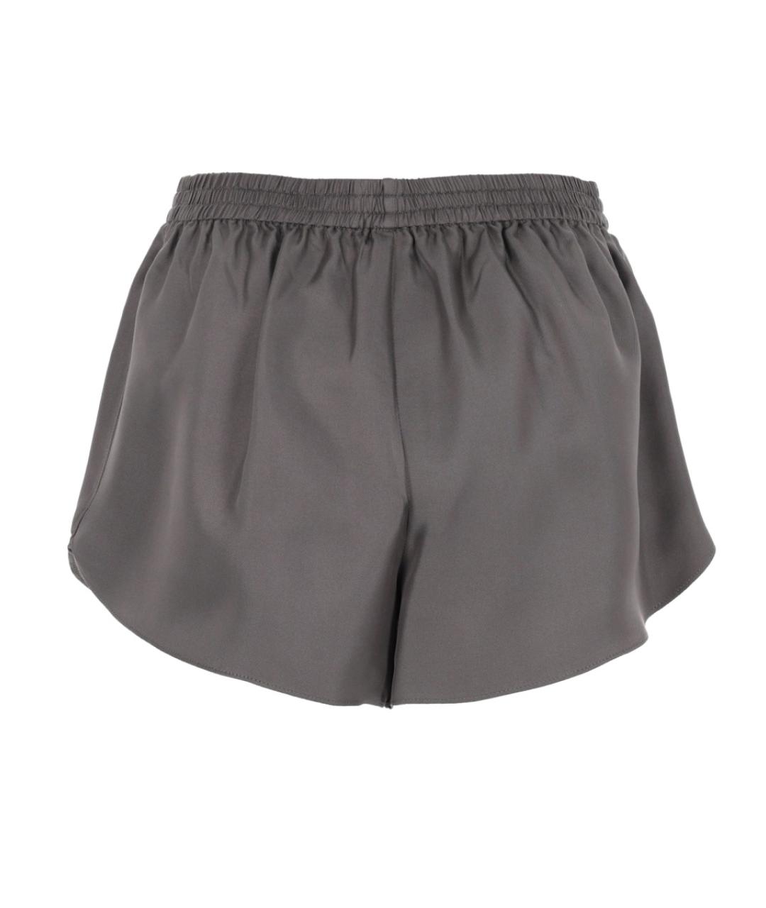 ALEXANDER WANG Серые шелковые шорты, фото 2