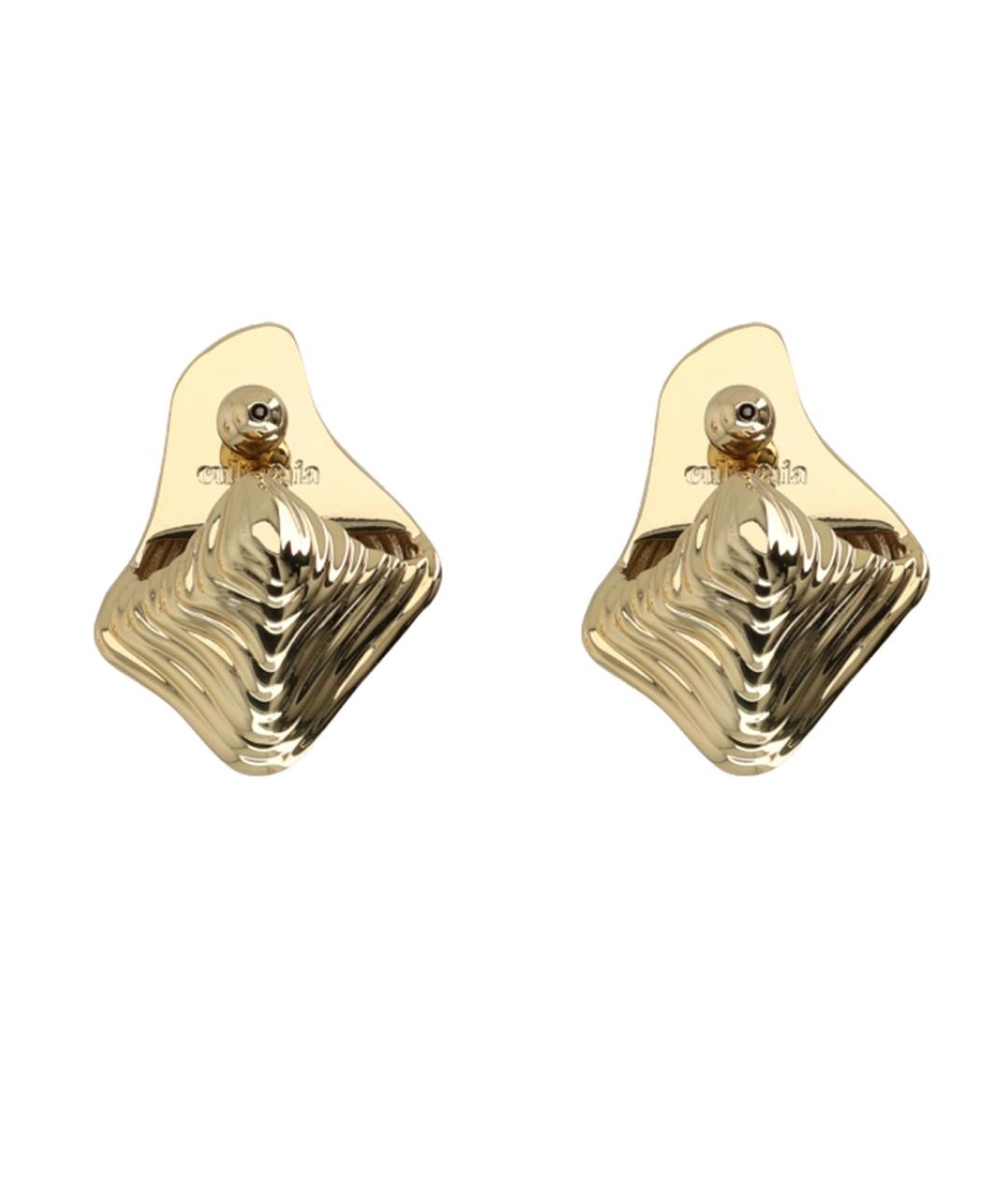 CULT GAIA Золотые металлические серьги, фото 1