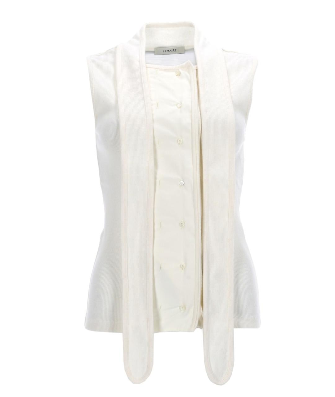 LEMAIRE Белая хлопковая блузы, фото 1