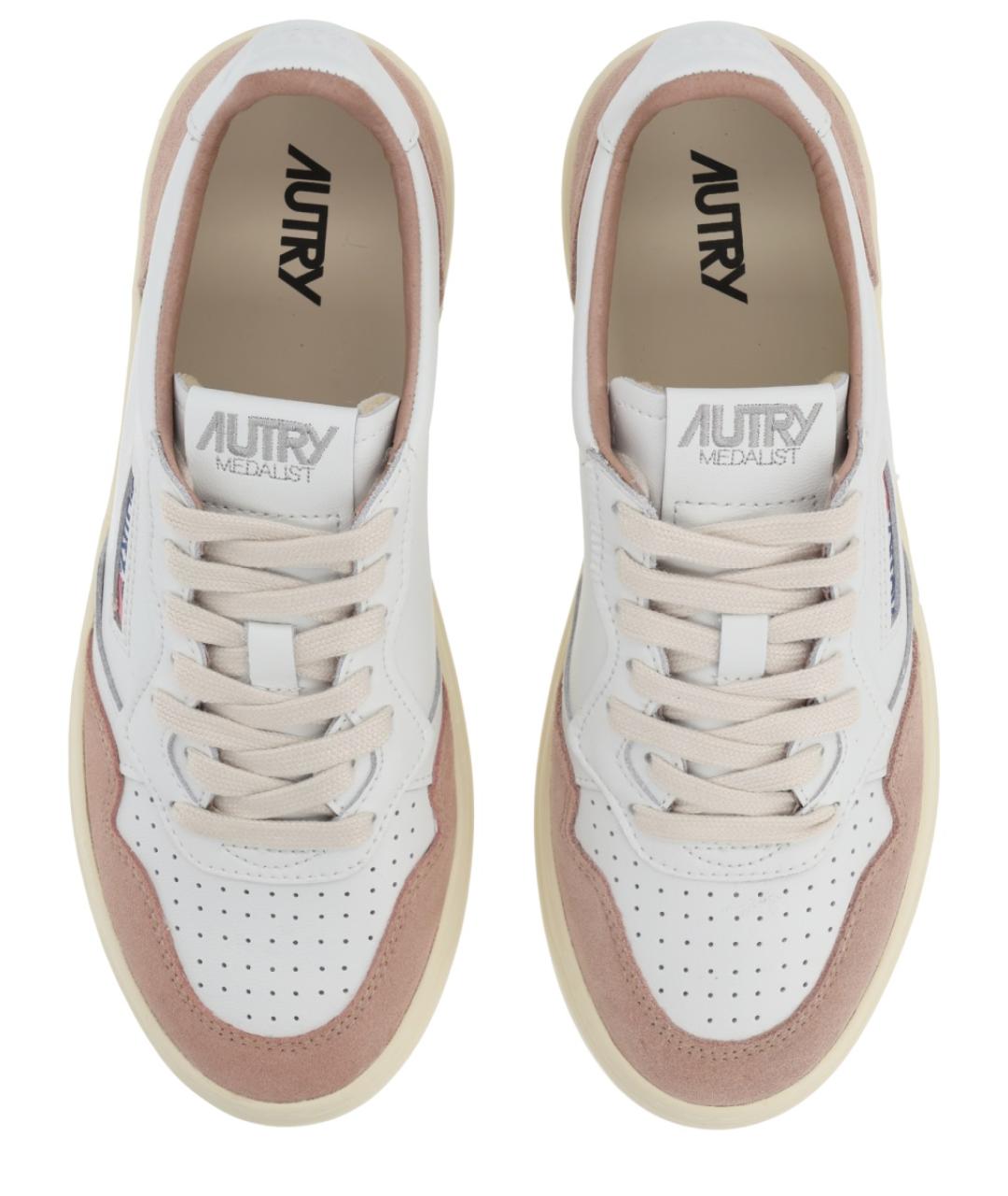 AUTRY Белые кожаные кеды, фото 5
