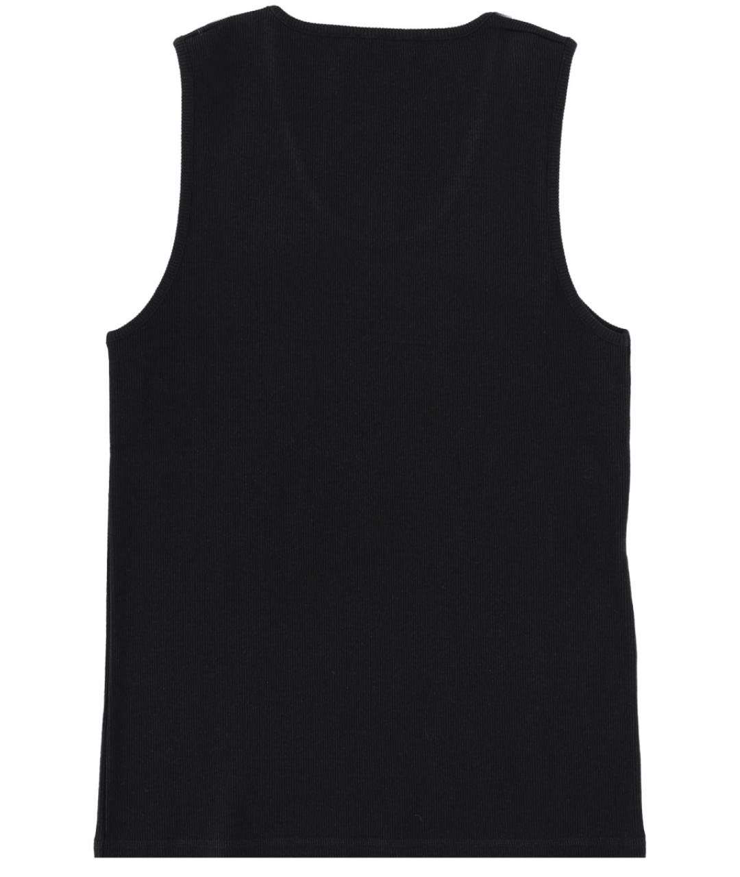 LEMAIRE Черная хлопковая майка, фото 2