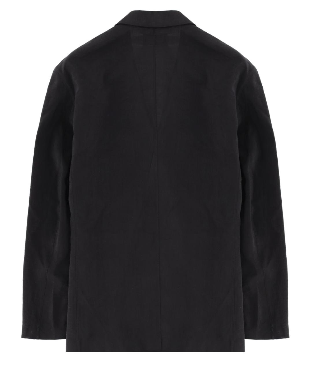 LEMAIRE Черный шелковый пиджак, фото 2