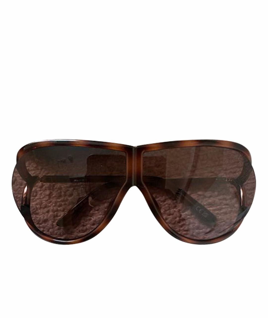 TOM FORD Бордовые пластиковые солнцезащитные очки, фото 1