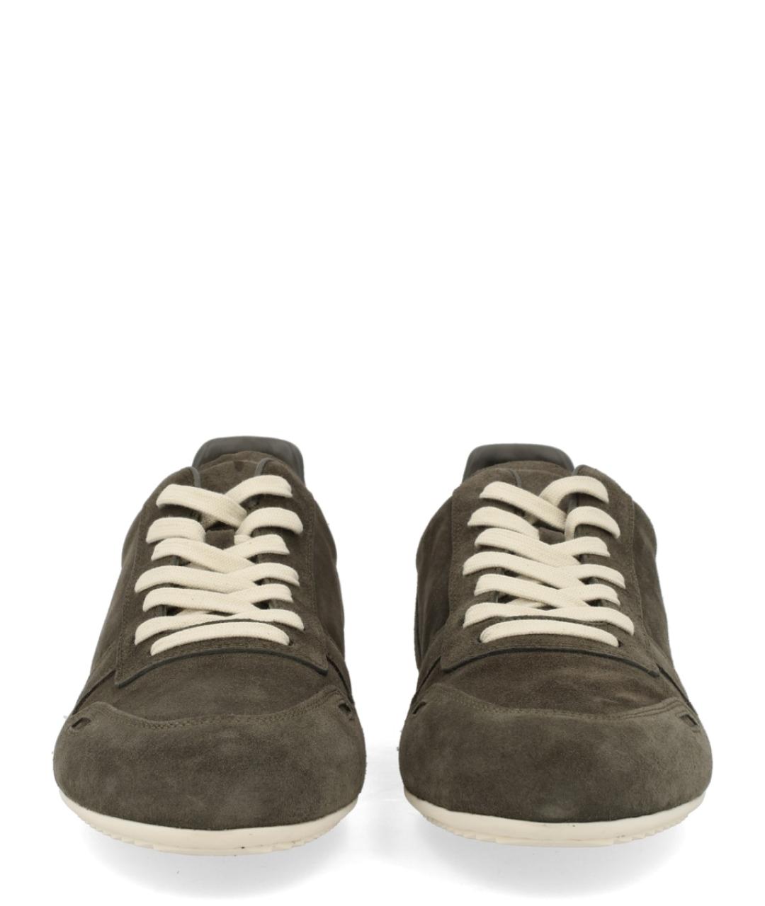 RICK OWENS Мульти замшевые низкие кроссовки / кеды, фото 3