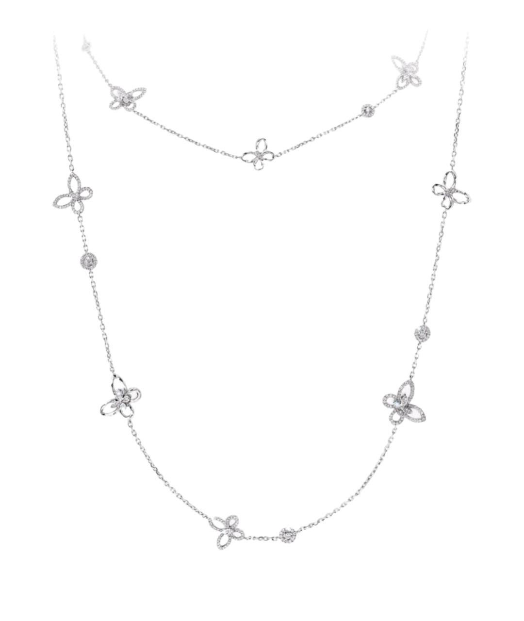 GRAFF Серебряное платиновое колье, фото 1