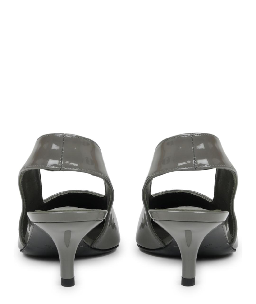 TOTEME Серые кожаные туфли, фото 4