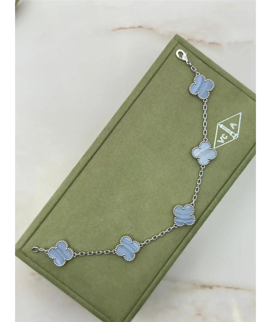 VAN CLEEF & ARPELS Серебрянный браслет из белого золота, фото 2