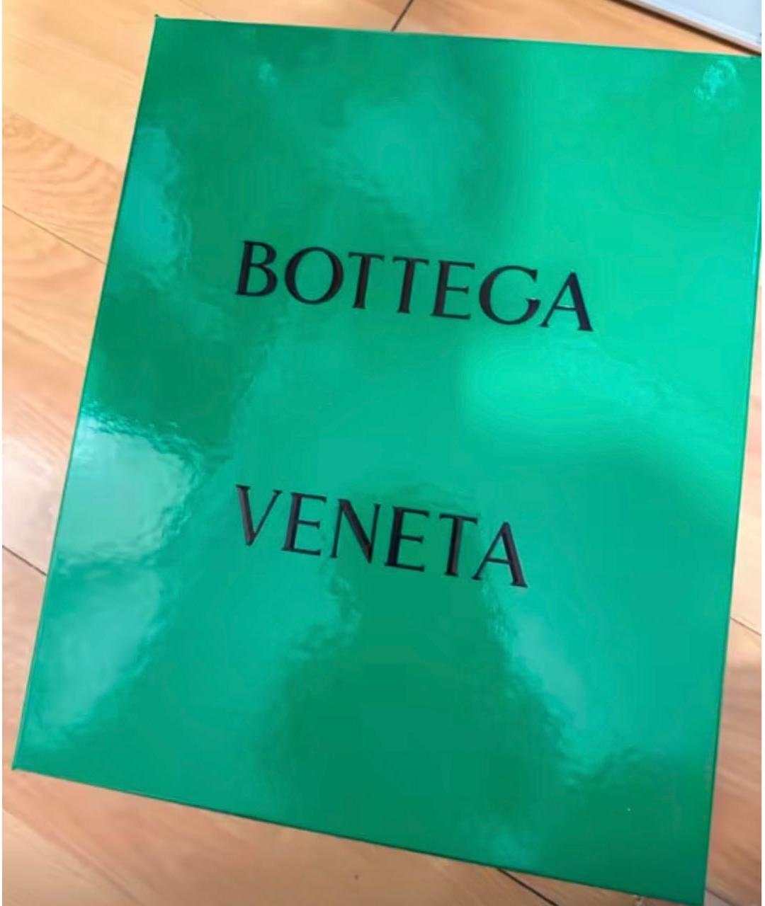 BOTTEGA VENETA Черные резиновые ботинки, фото 7