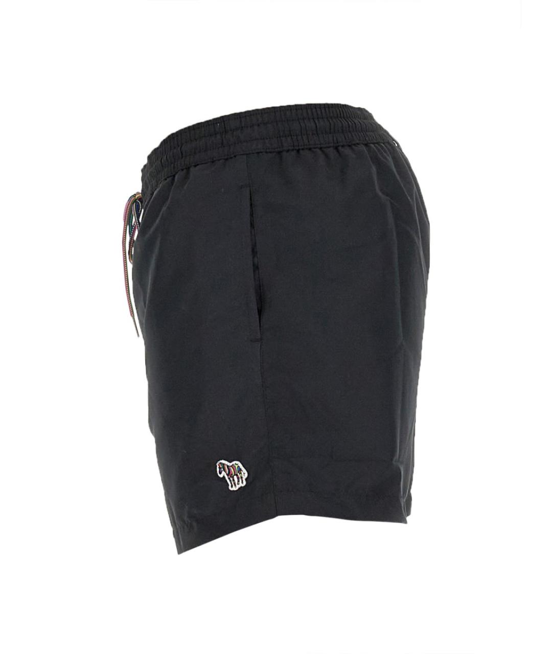 PAUL SMITH Черные полиэстеровые шорты, фото 3