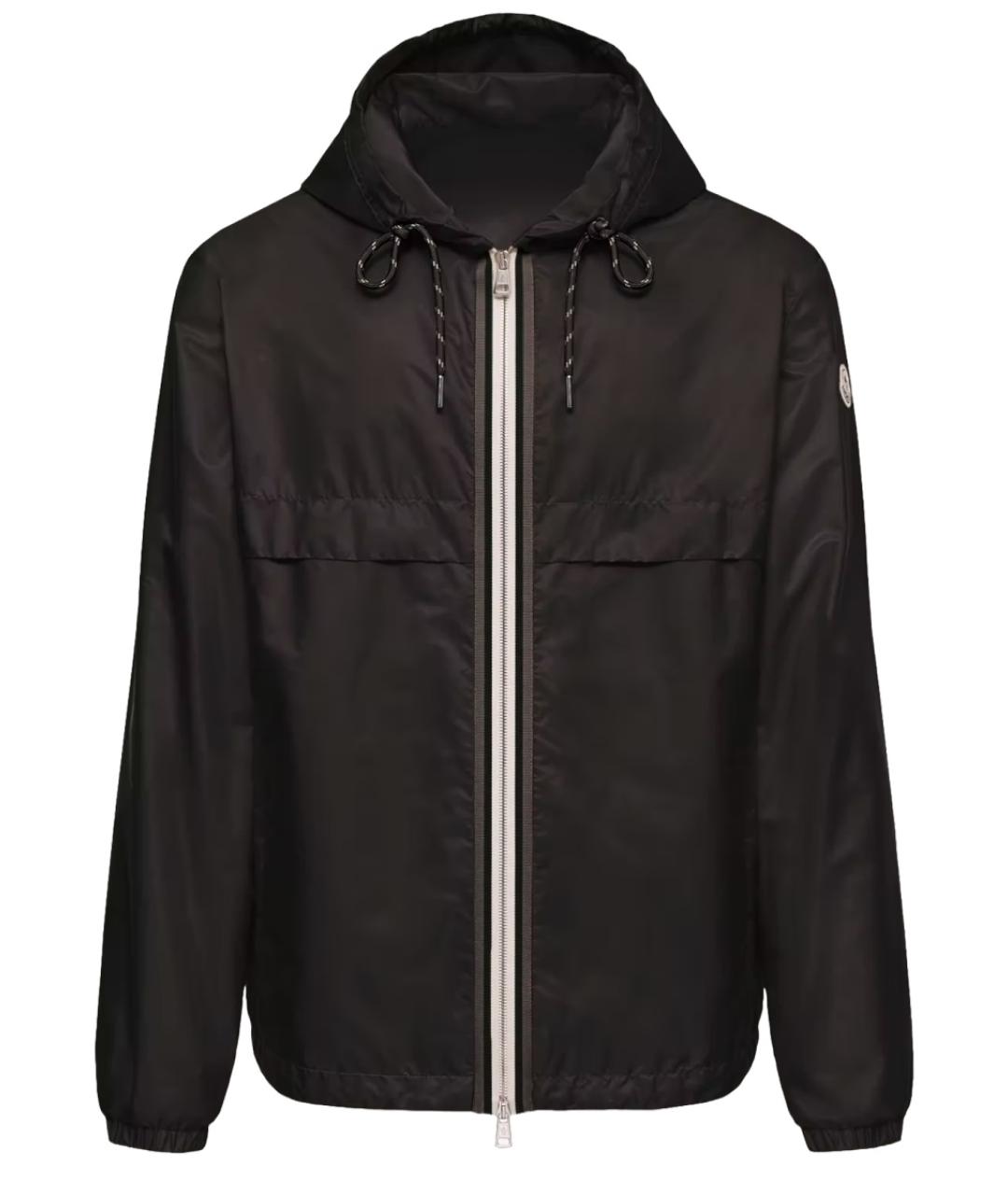 MONCLER Черная полиамидовая куртка, фото 1