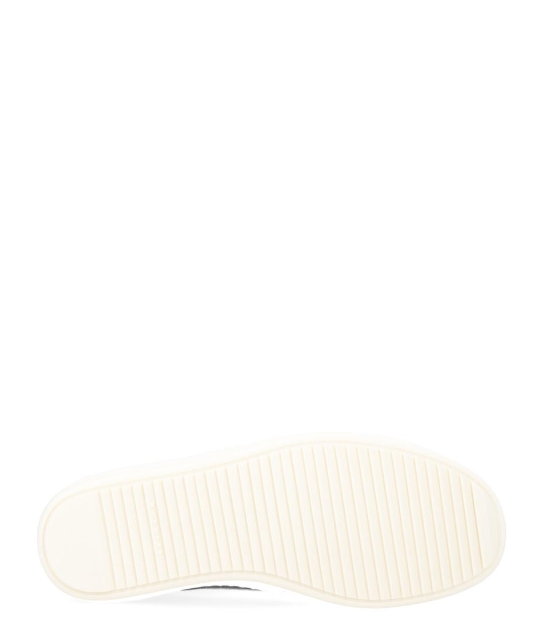 RICK OWENS DRKSHDW Черные текстильные низкие кроссовки / кеды, фото 6