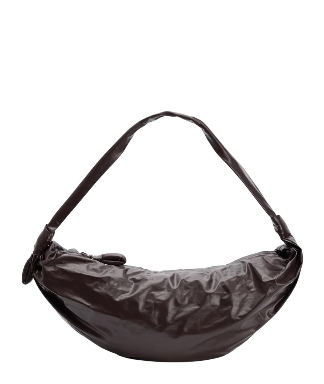 LEMAIRE Коричневая кожаная сумка на плечо, фото 1