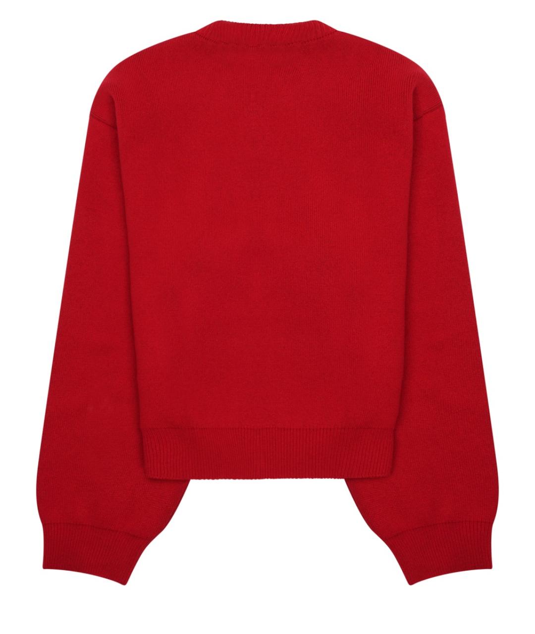 CELINE Красный кашемировый джемпер / свитер, фото 2