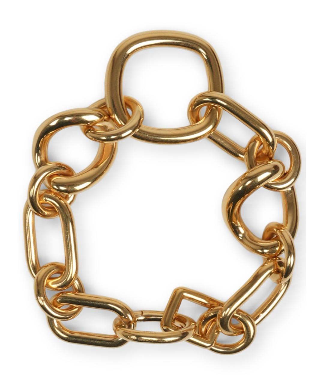 CELINE Золотой металлический браслет, фото 2