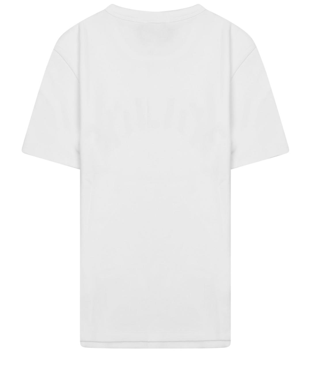 CELINE Белая хлопковая футболка, фото 2