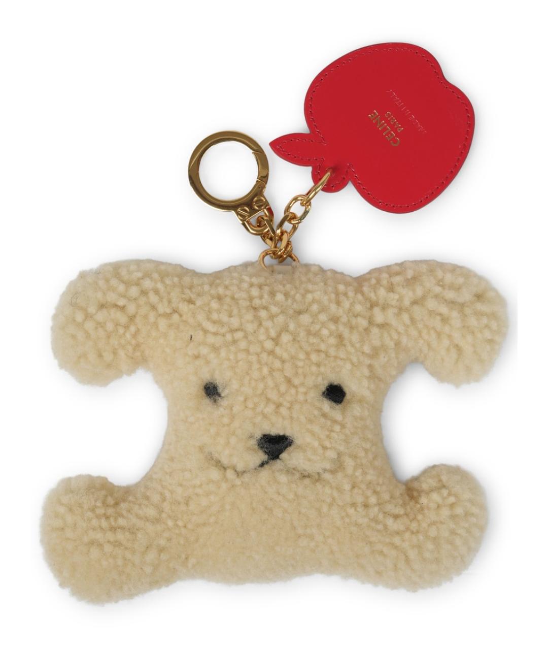 CELINE Бежевый брелок, фото 1