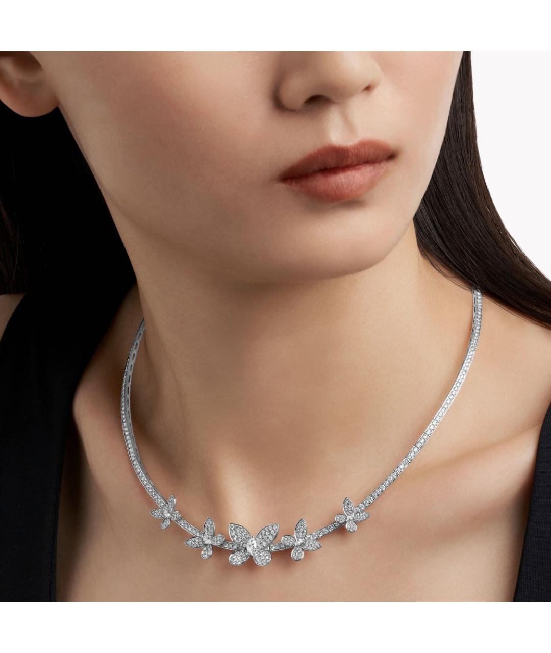 GRAFF Серебряное колье из белого золота, фото 2