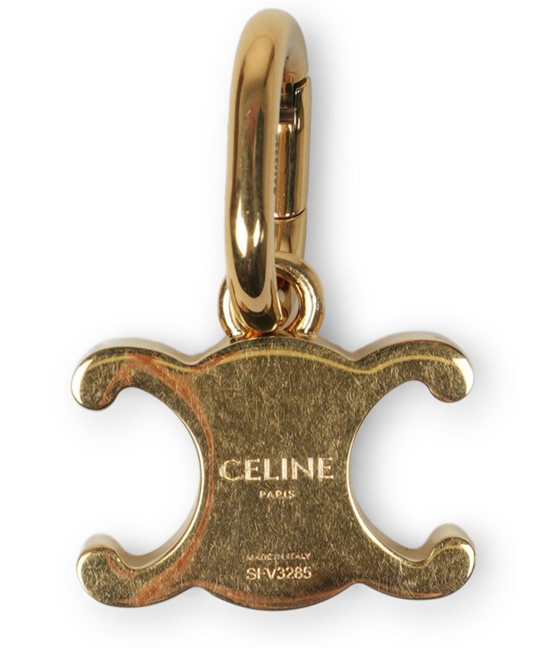 CELINE Золотой брелок, фото 2