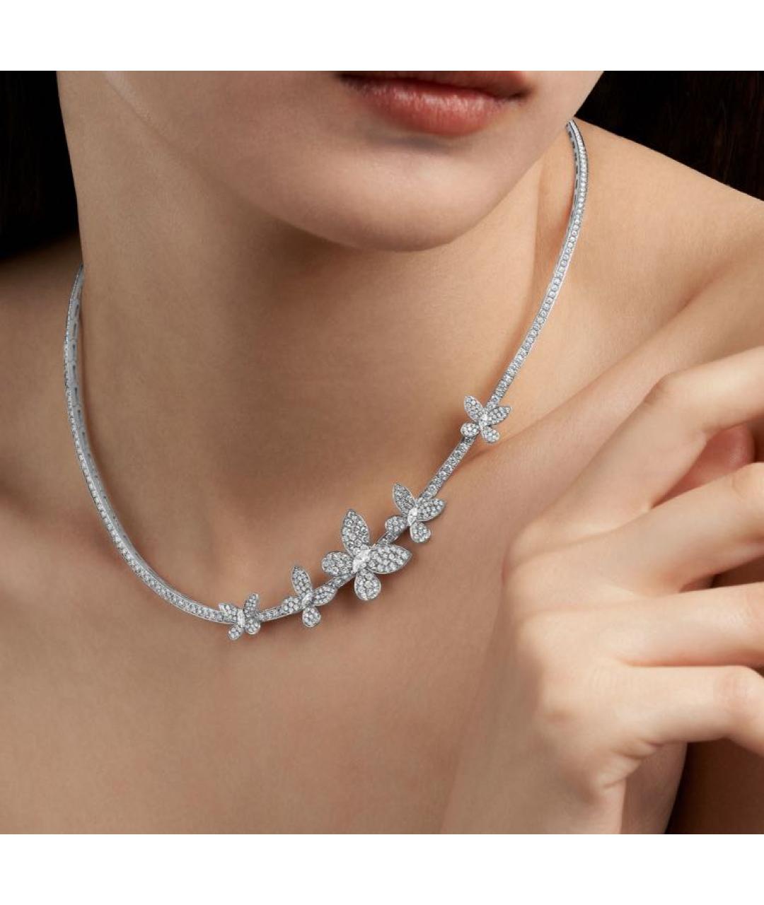 GRAFF Серебряное колье из белого золота, фото 2