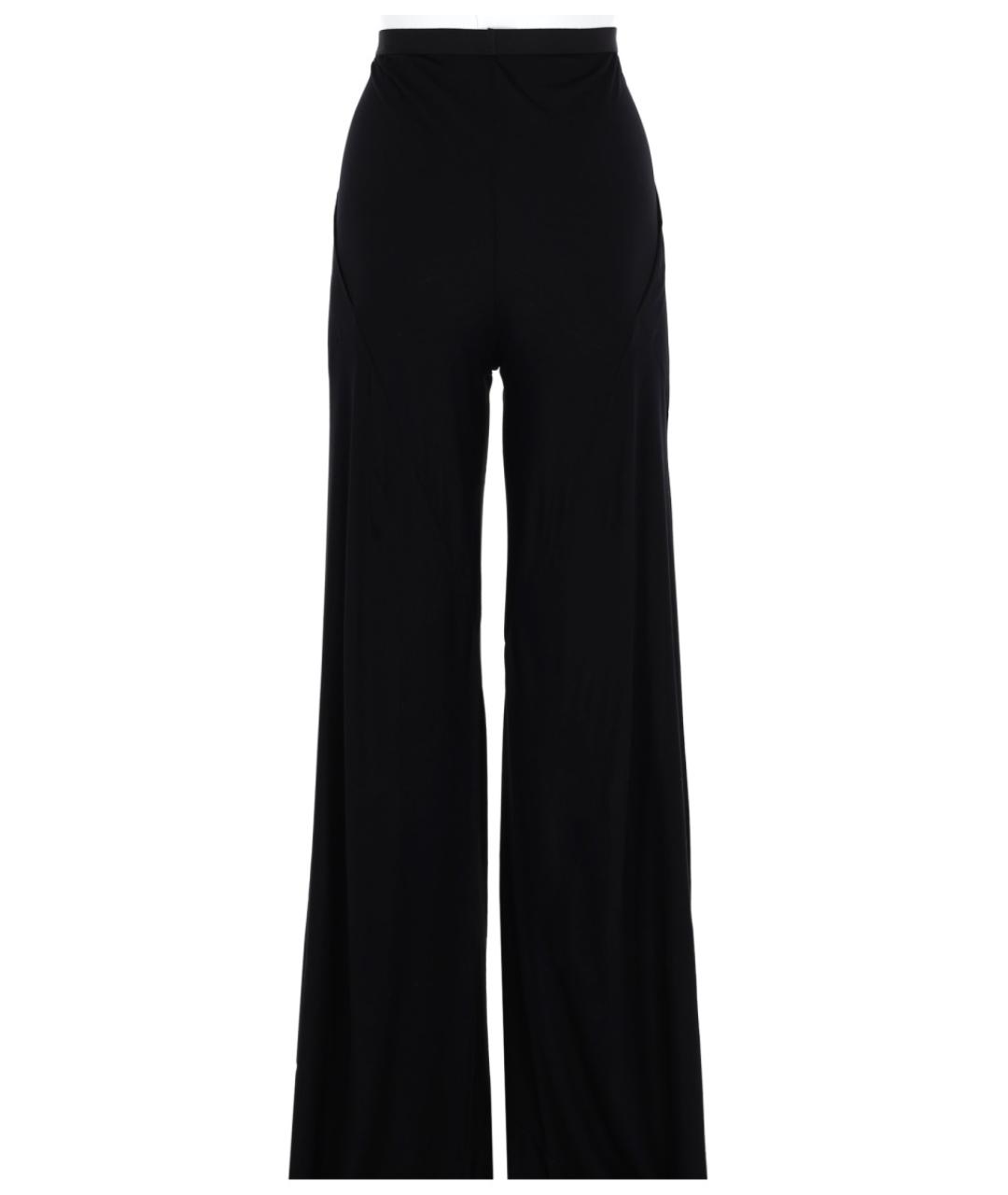 RICK OWENS Черные брюки широкие, фото 2